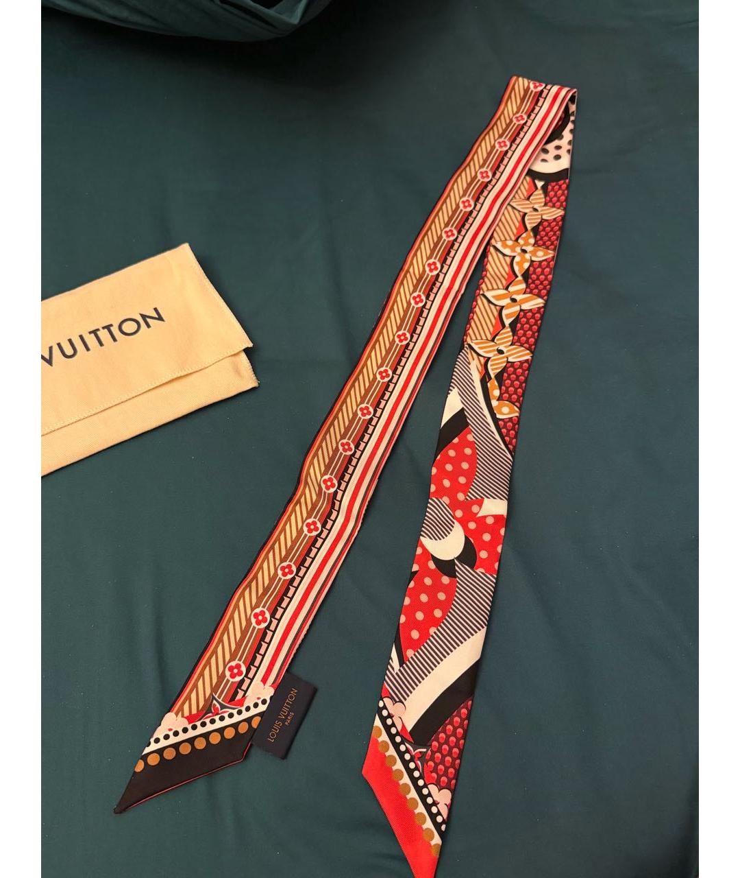 LOUIS VUITTON Мульти шелковый платок, фото 2
