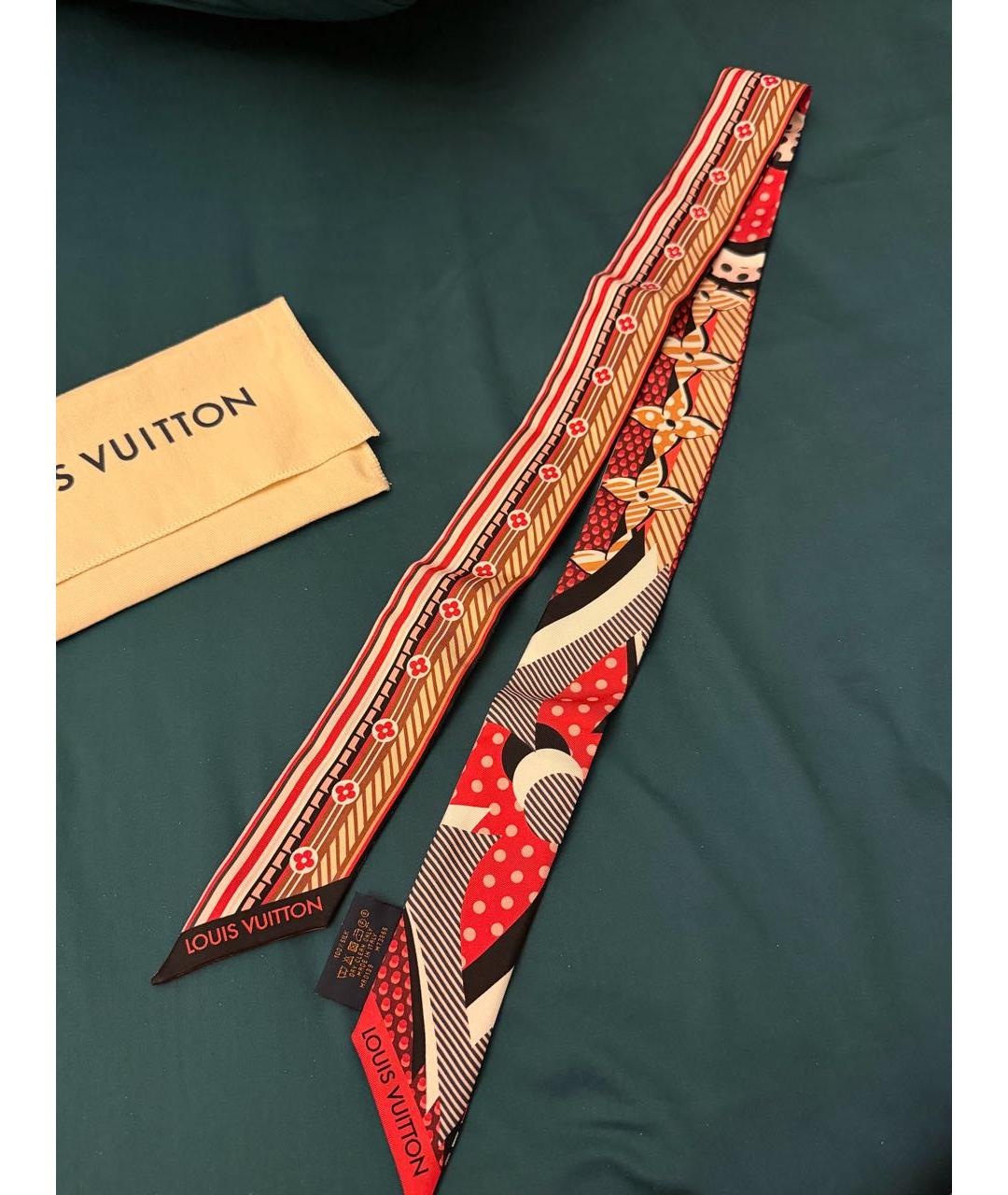 LOUIS VUITTON Мульти шелковый платок, фото 3
