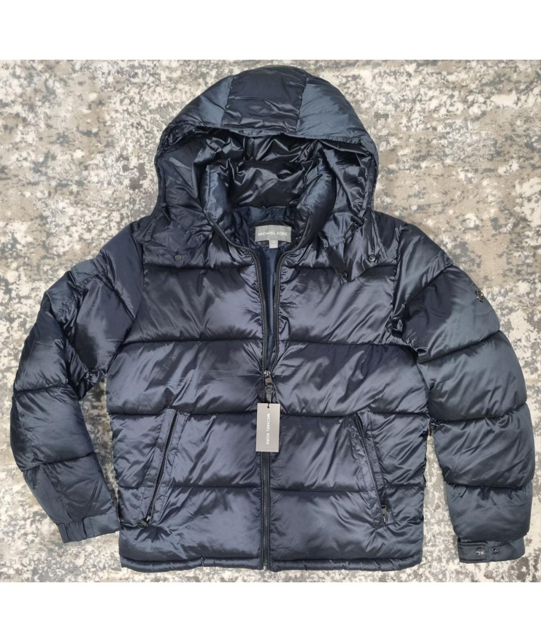 MICHAEL KORS Синий полиэстеровый пуховик, фото 10