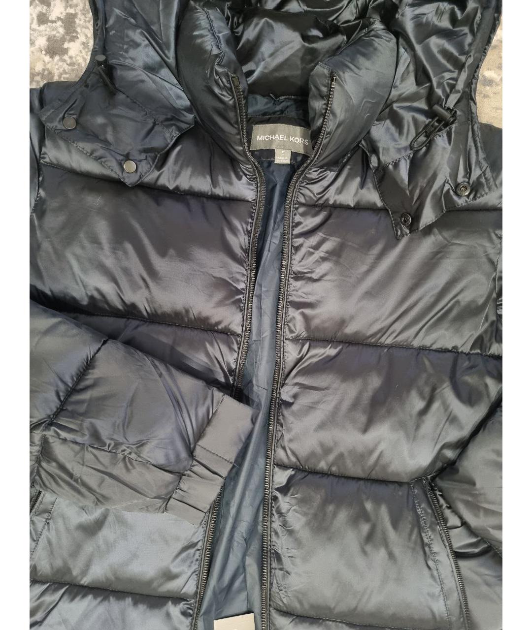 MICHAEL KORS Синий полиэстеровый пуховик, фото 2