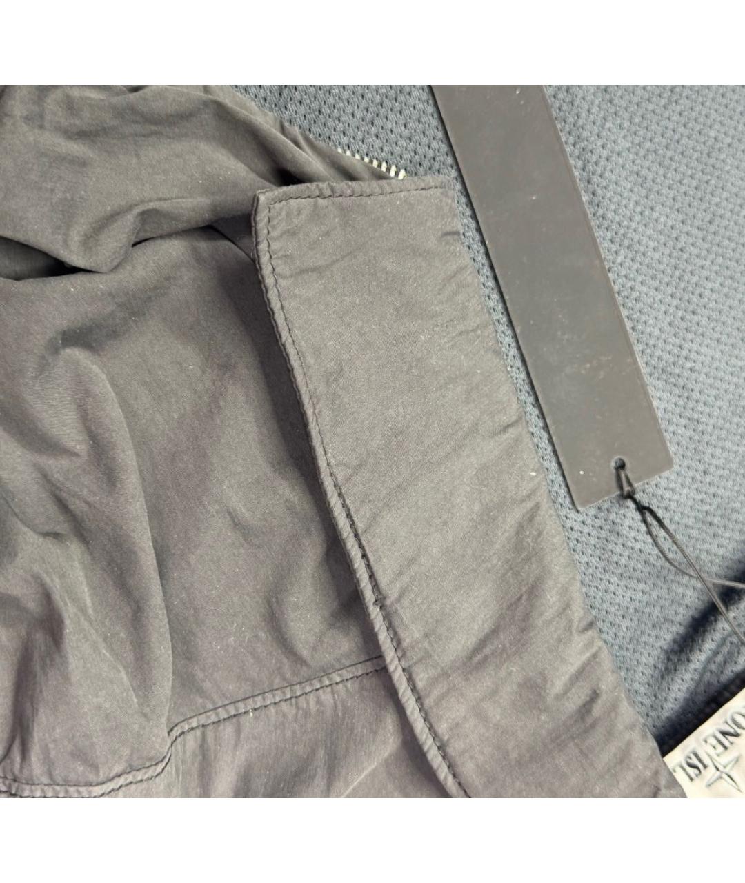 STONE ISLAND Черная полиамидовая куртка, фото 7