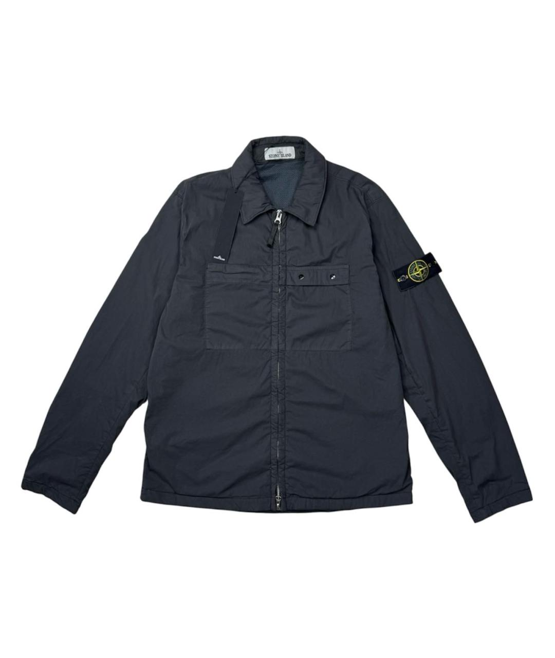 STONE ISLAND Черная полиамидовая куртка, фото 1