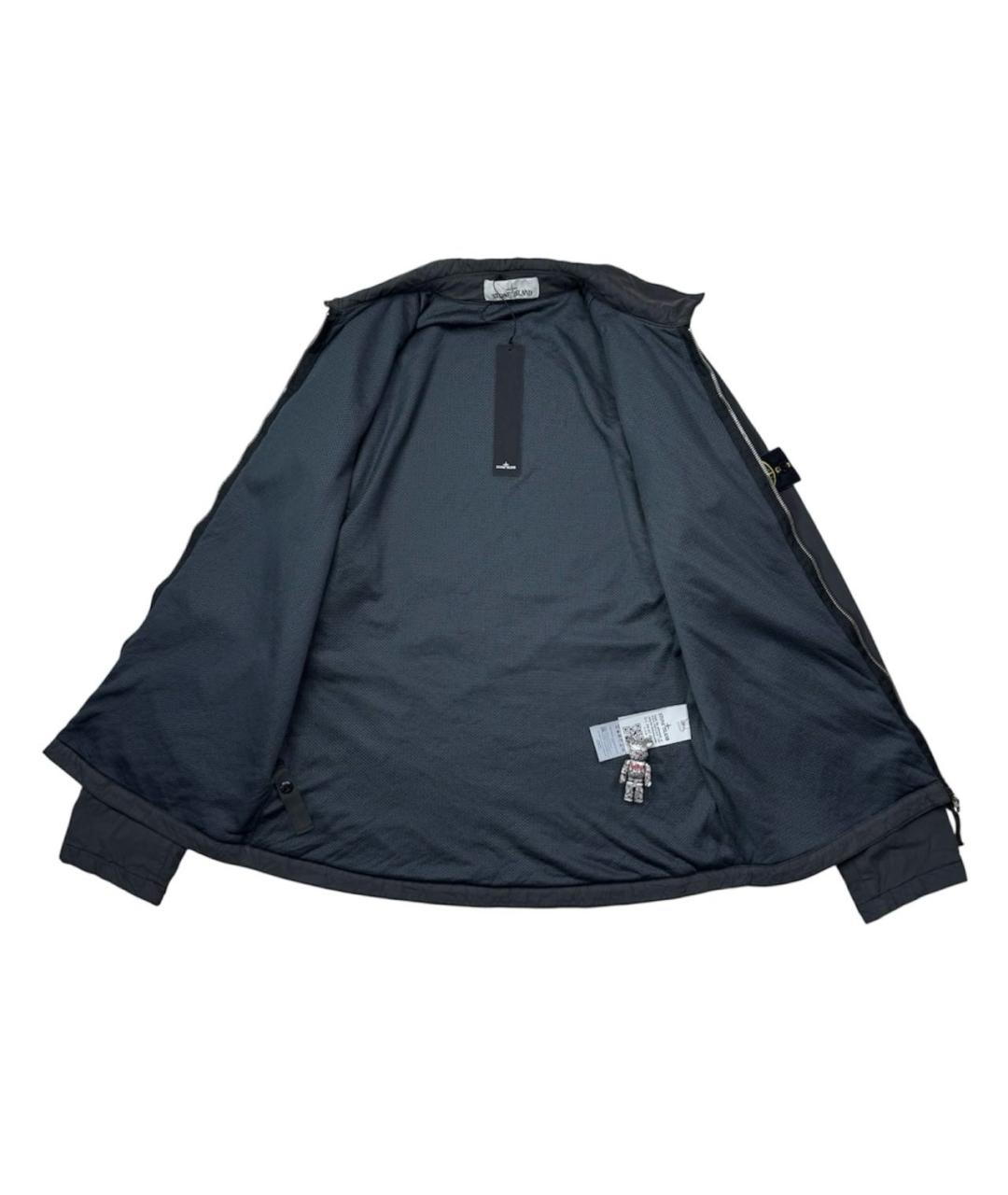 STONE ISLAND Черная полиамидовая куртка, фото 4