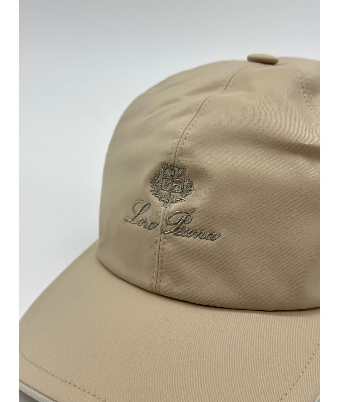 LORO PIANA Бежевая кепка/бейсболка, фото 4