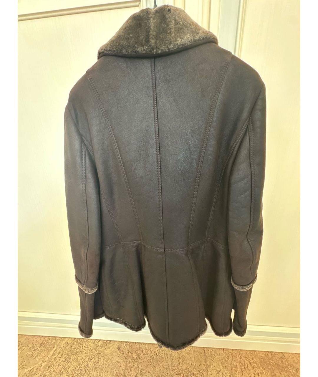 BURBERRY Коричневая замшевая дубленка, фото 2