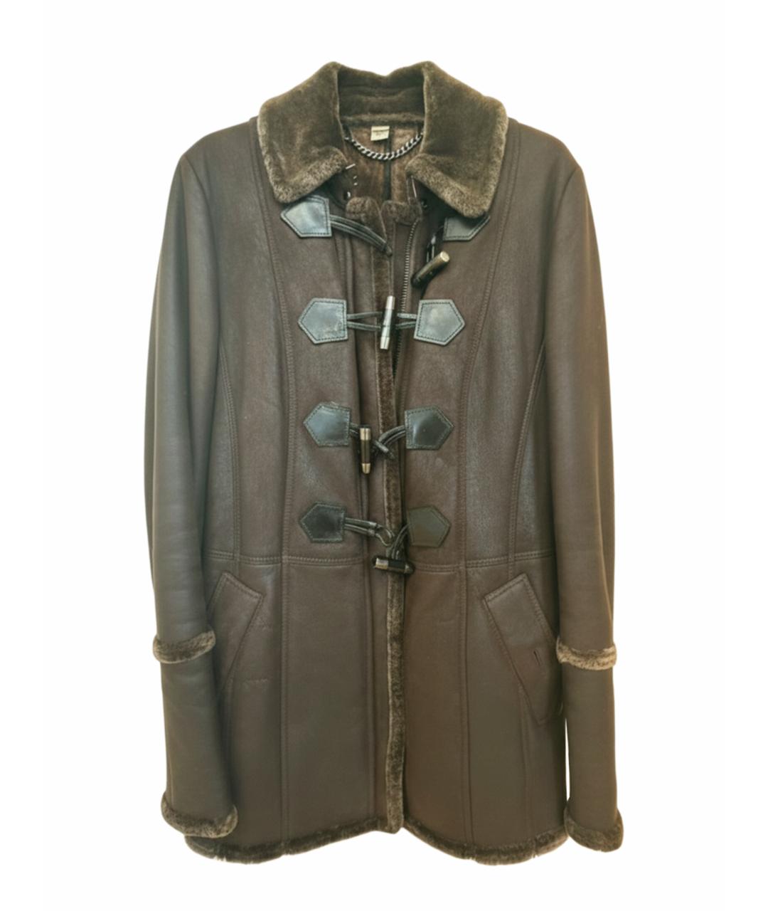 BURBERRY Коричневая замшевая дубленка, фото 1