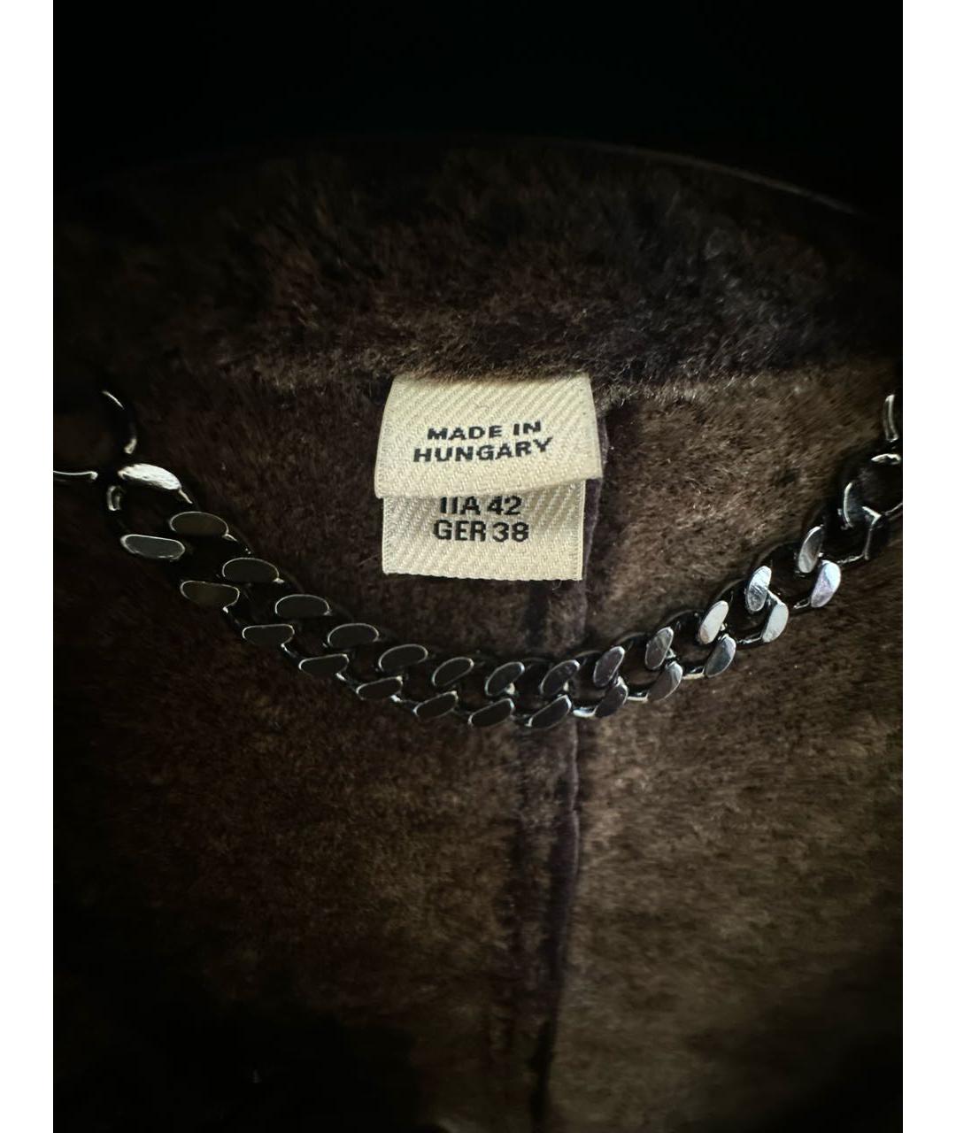 BURBERRY Коричневая замшевая дубленка, фото 3