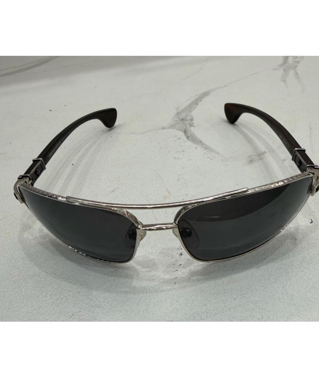 CHROME HEARTS Серебряные металлические солнцезащитные очки, фото 9