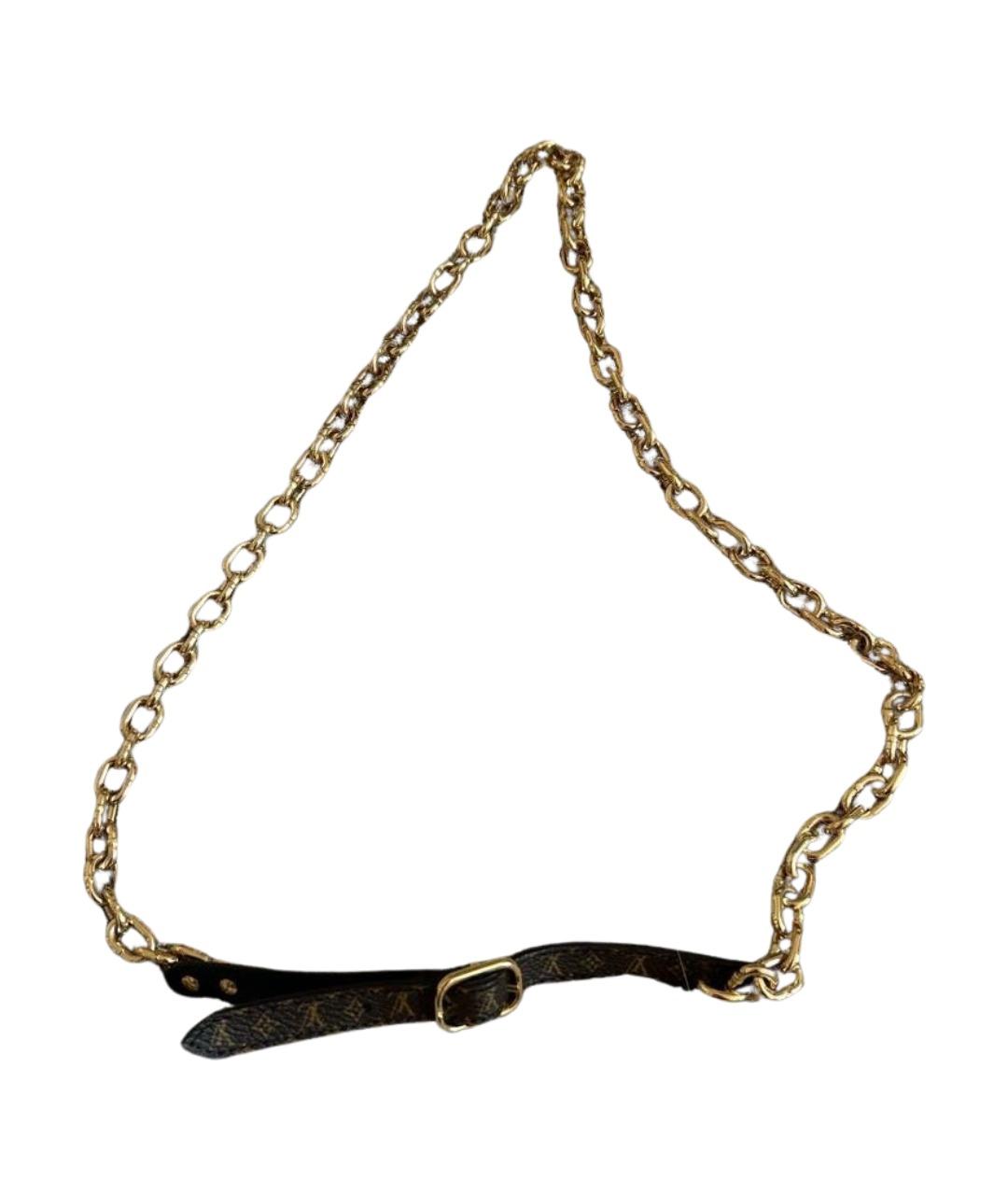 LOUIS VUITTON Золотой ремень, фото 1