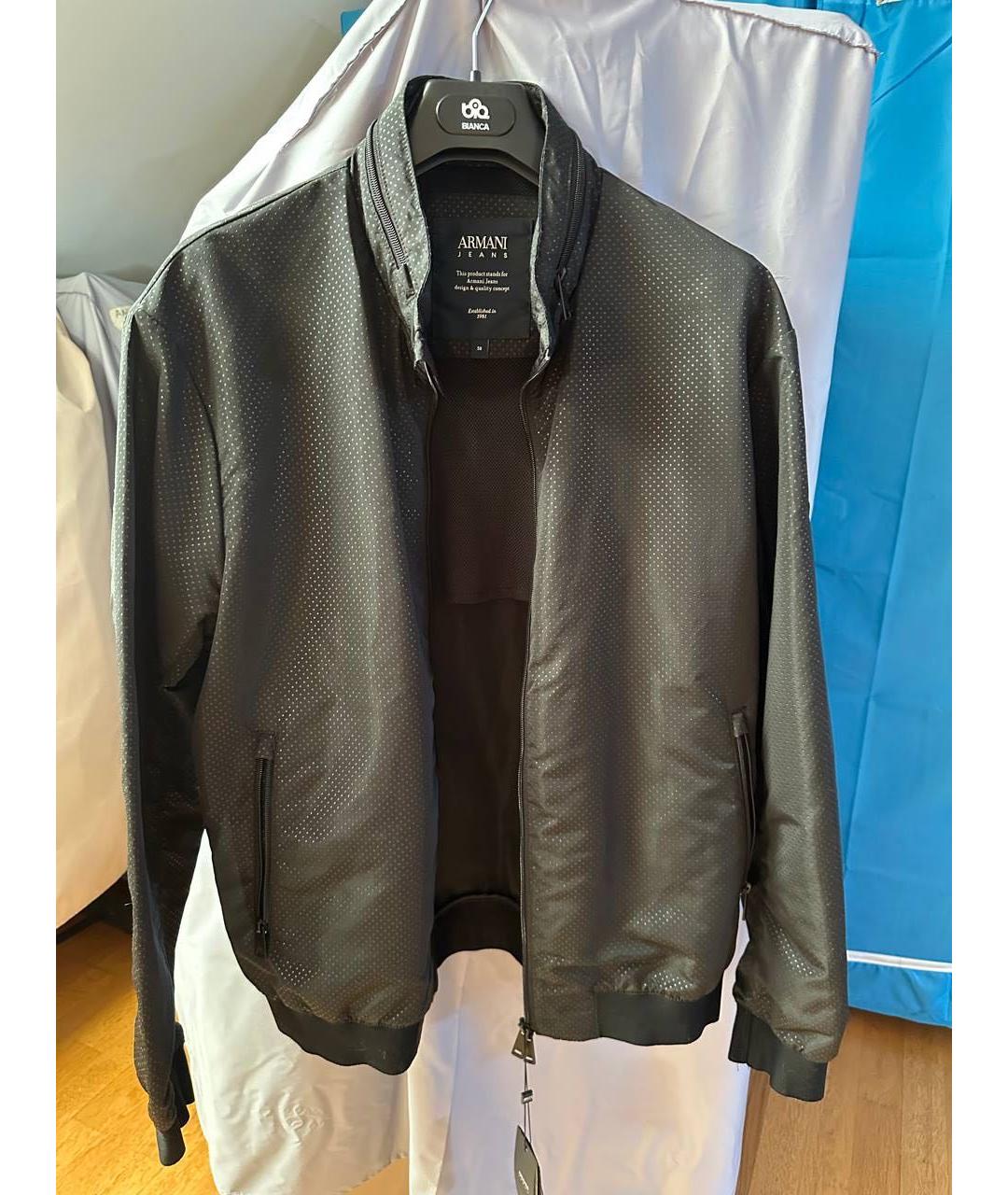 ARMANI JEANS Темно-синяя куртка, фото 5