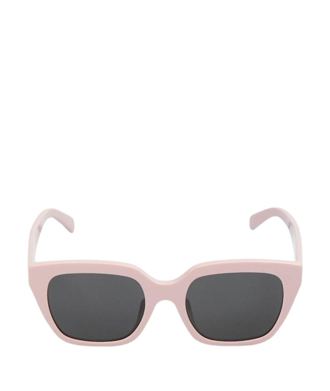 CELINE Розовые пластиковые солнцезащитные очки, фото 1