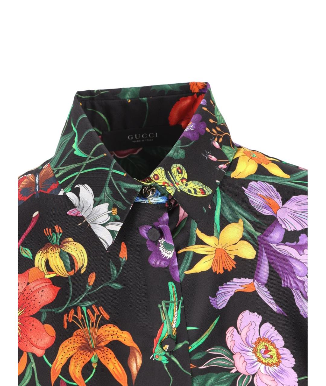 GUCCI Мульти шелковая рубашка, фото 2
