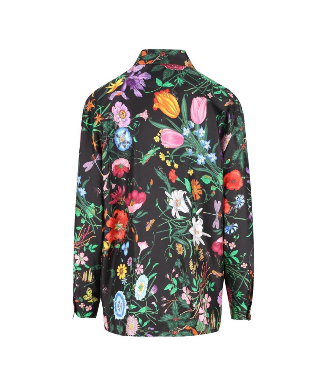 GUCCI Мульти шелковая рубашка, фото 4