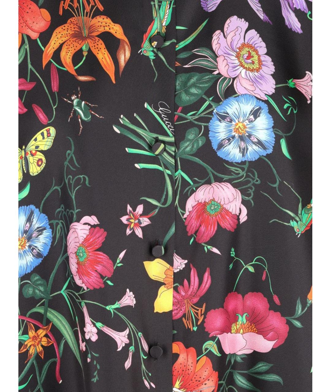 GUCCI Мульти шелковая рубашка, фото 3