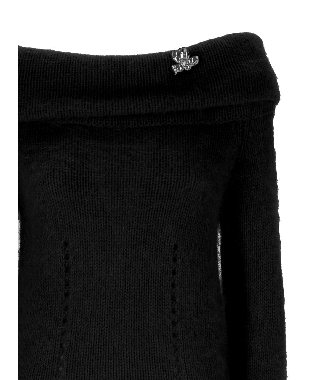 BLUMARINE Черный шерстяной джемпер / свитер, фото 2