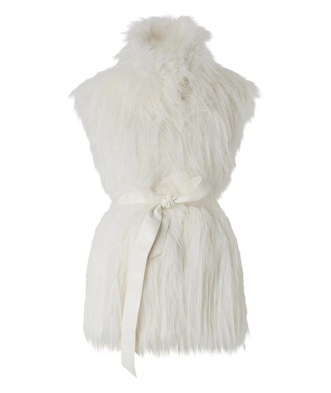 PINKO Белый полиэстеровый жилет, фото 1