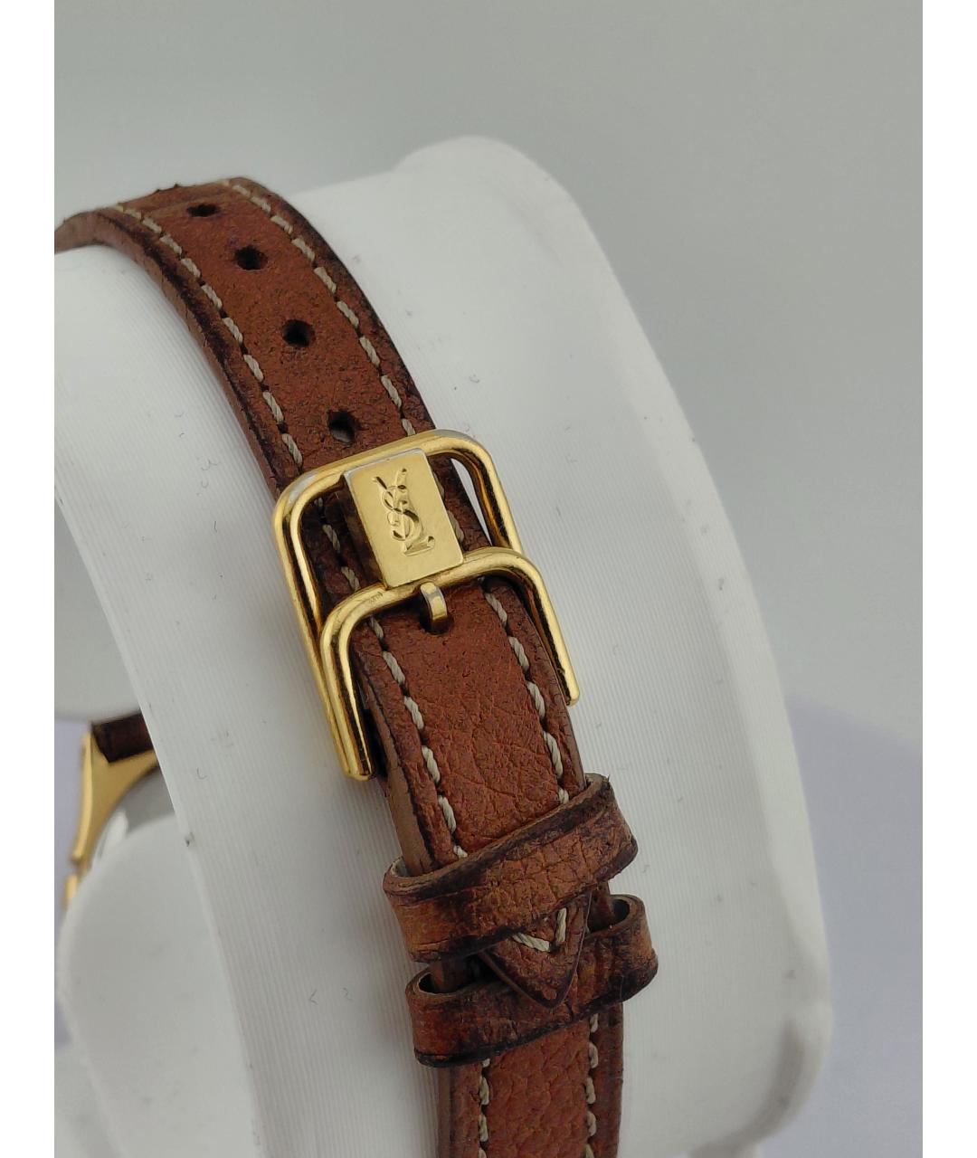 SAINT LAURENT Золотые позолоченные часы, фото 5