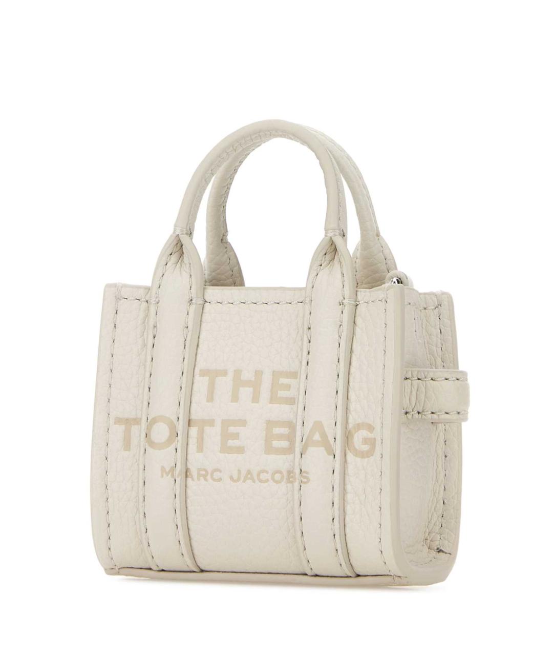 MARC JACOBS Белая кожаная сумка с короткими ручками, фото 2