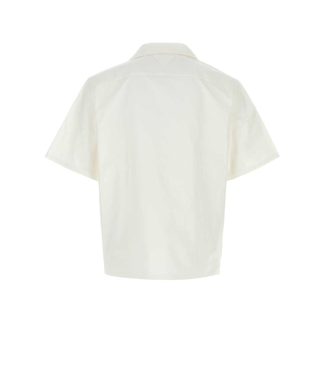 PRADA Белая хлопковая кэжуал рубашка, фото 2