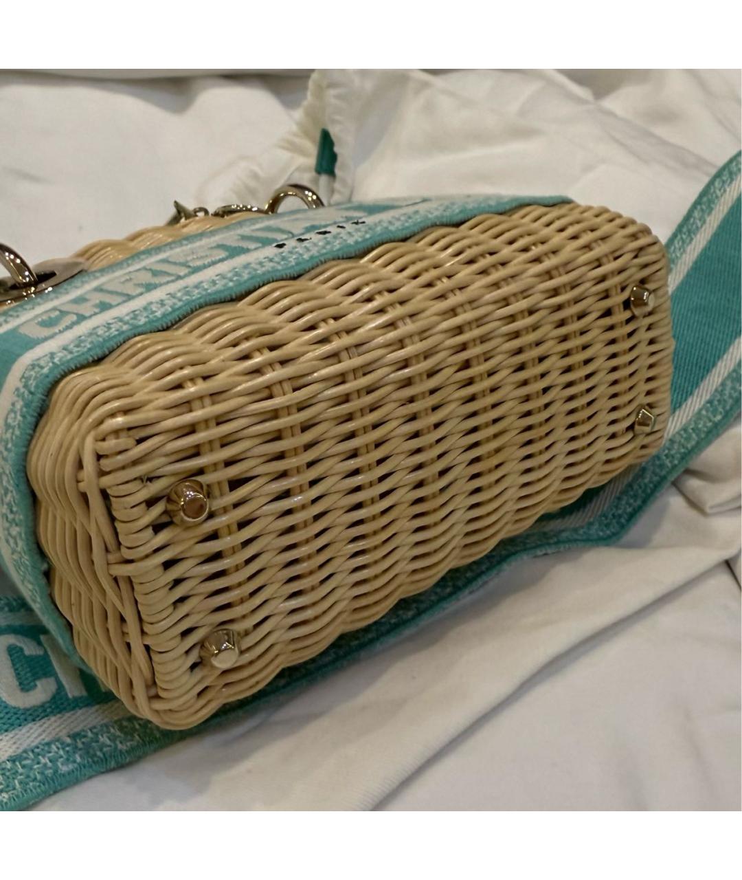 CHRISTIAN DIOR Мульти пелетеная сумка с короткими ручками, фото 2