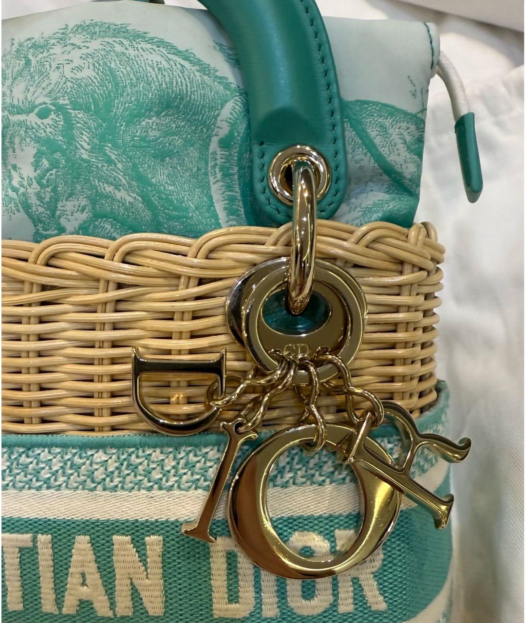 CHRISTIAN DIOR Мульти пелетеная сумка с короткими ручками, фото 4