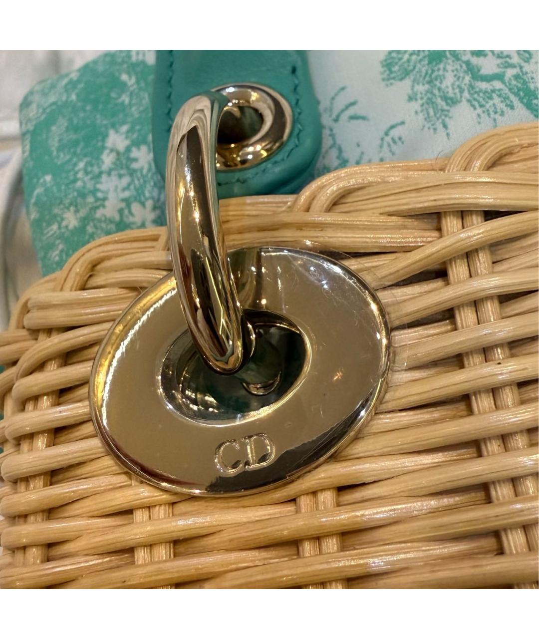 CHRISTIAN DIOR Мульти пелетеная сумка с короткими ручками, фото 7