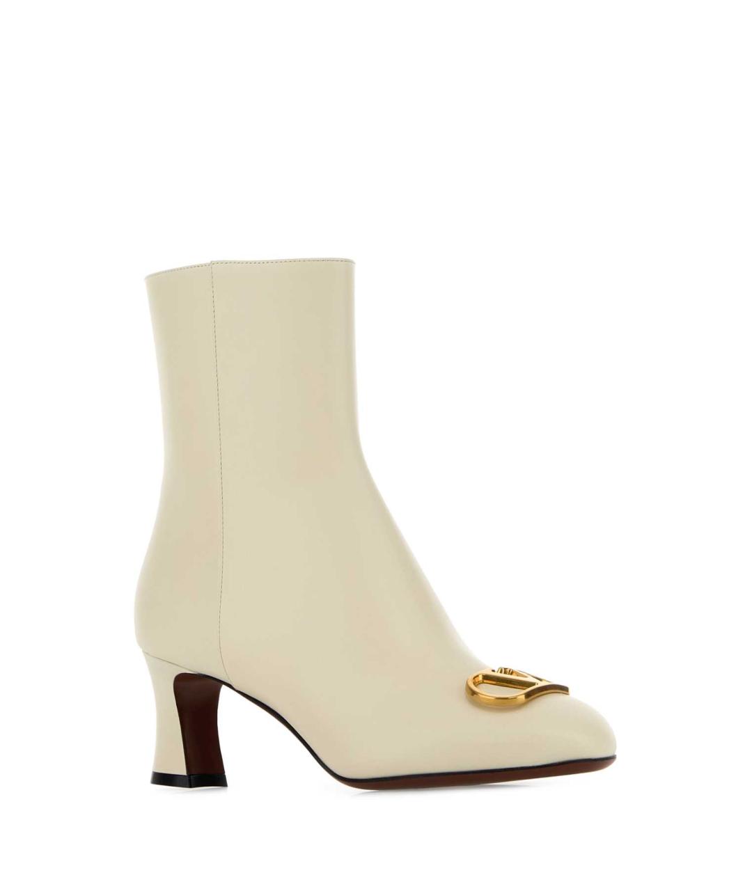 VALENTINO Белые кожаные сапоги, фото 2