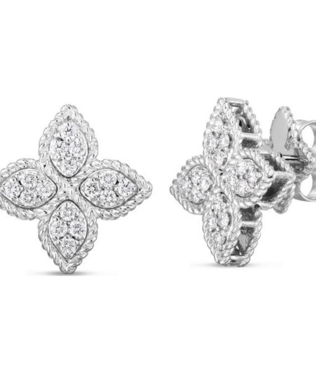 ROBERTO COIN Серебряные серьги из белого золота, фото 2