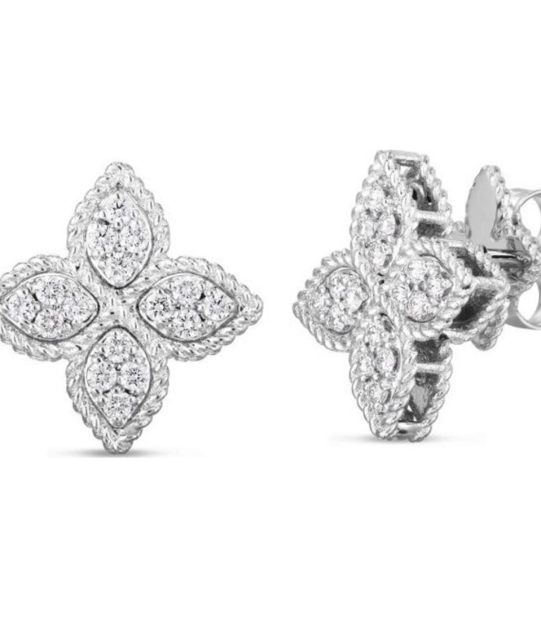 ROBERTO COIN Серебряные серьги из белого золота, фото 3