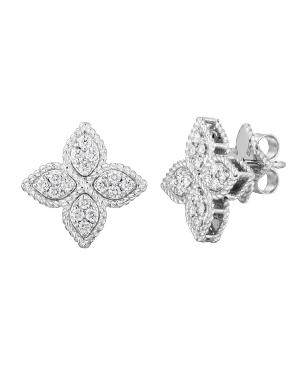 ROBERTO COIN Серебряные серьги из белого золота, фото 1