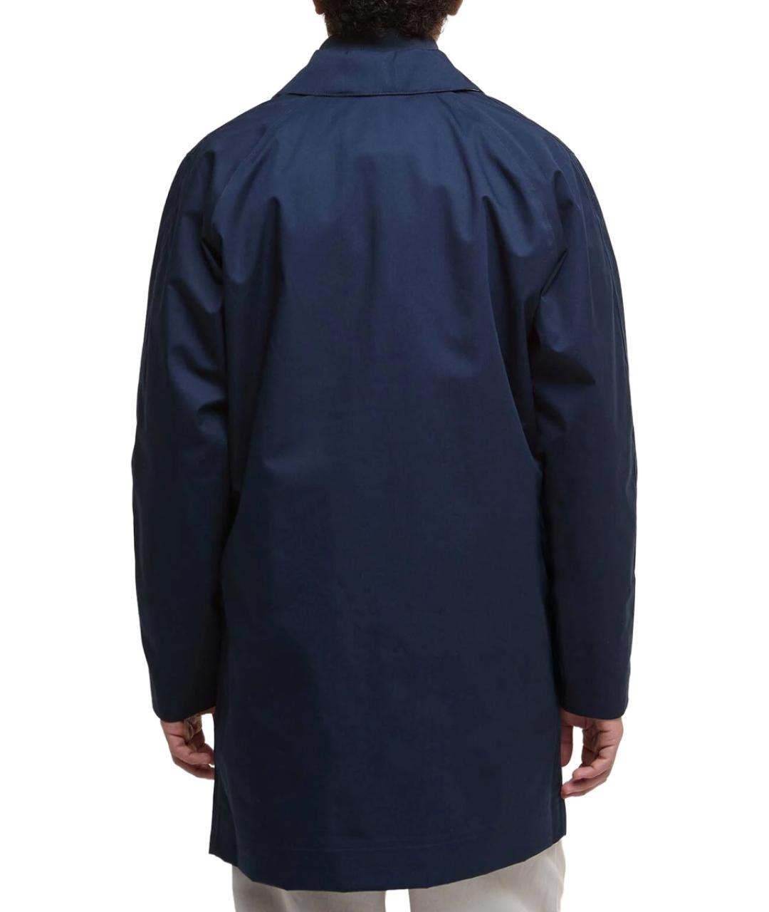 BARBOUR Синий полиэстеровый тренч / плащ, фото 3