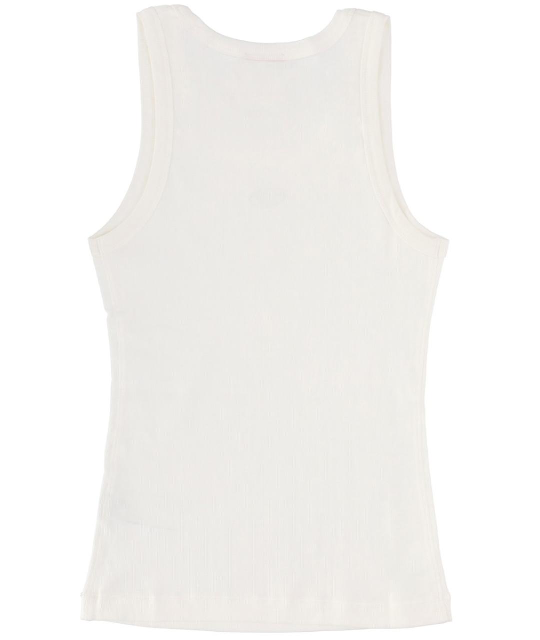 DIESEL Белая хлопковая майка, фото 2