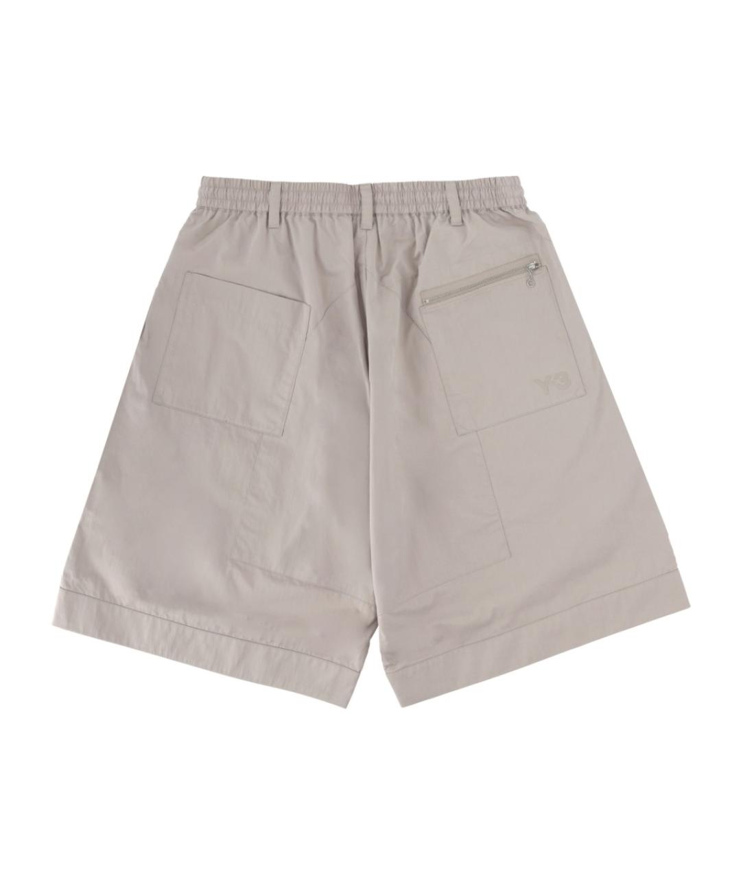 Y-3 Бежевые хлопковые шорты, фото 2