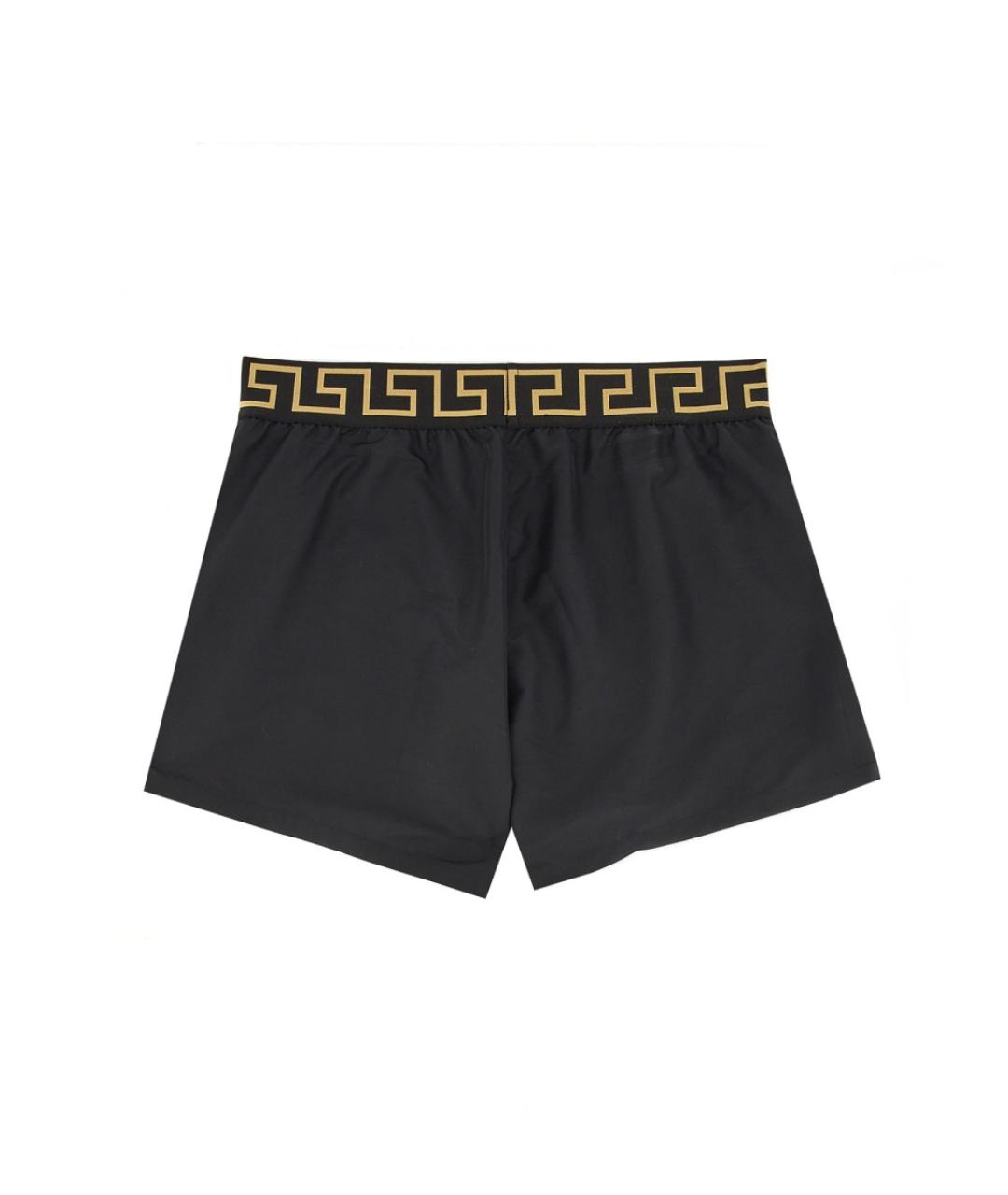 VERSACE Черные полиэстеровые плавки, фото 2