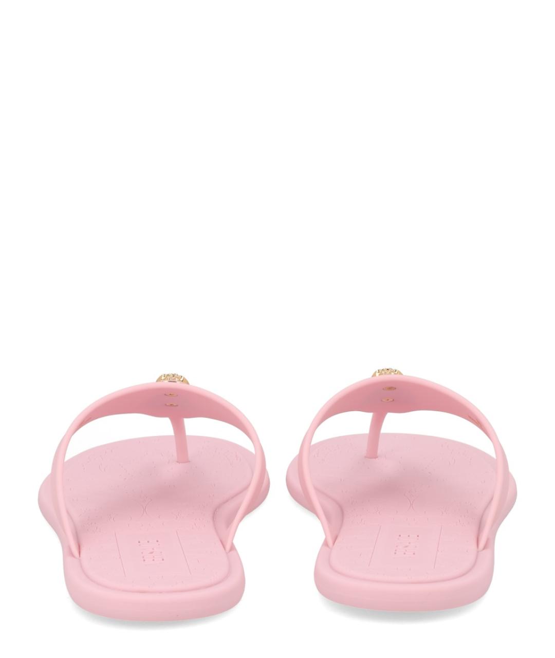 VERSACE Розовые шлепанцы, фото 4