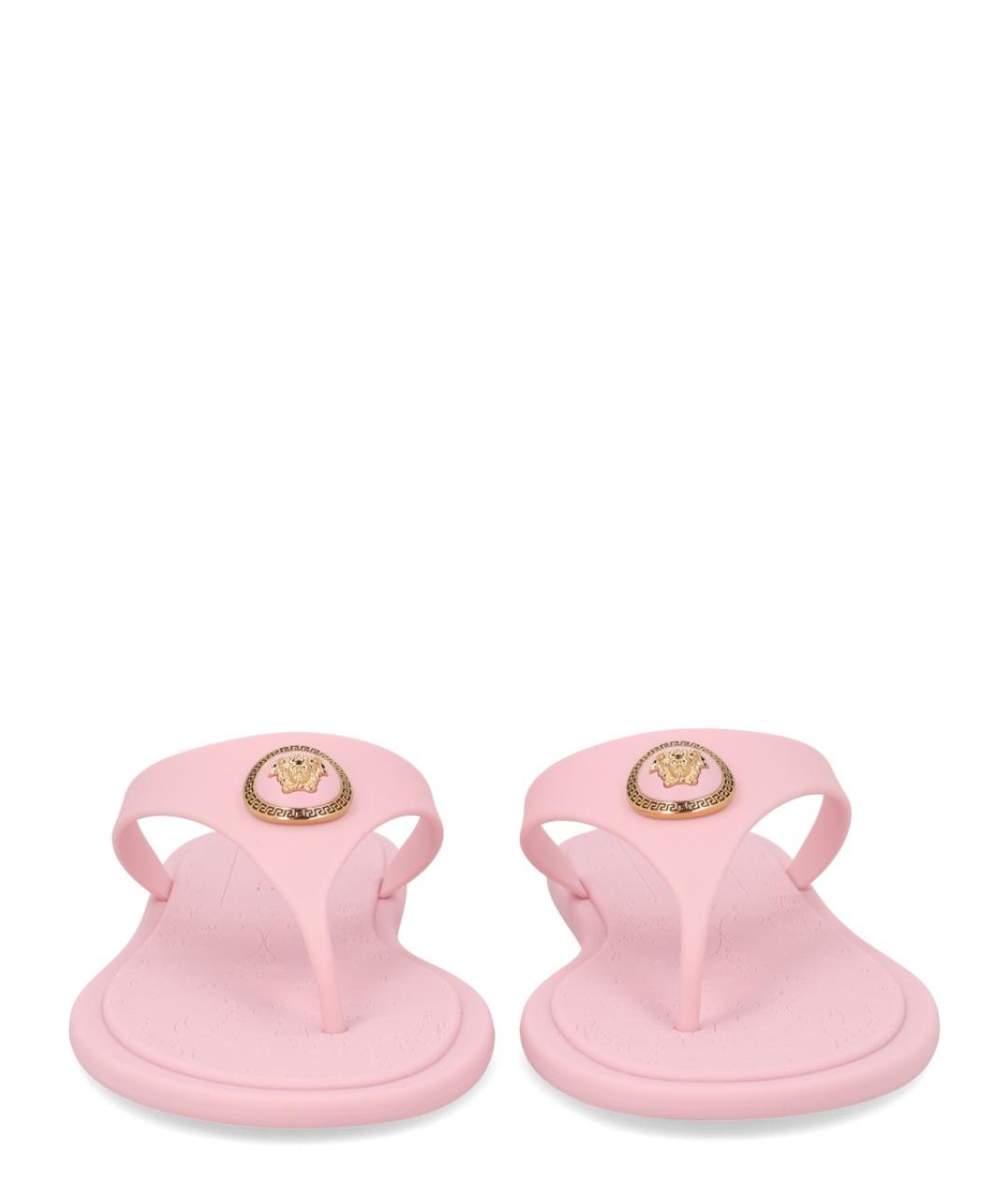 VERSACE Розовые шлепанцы, фото 3
