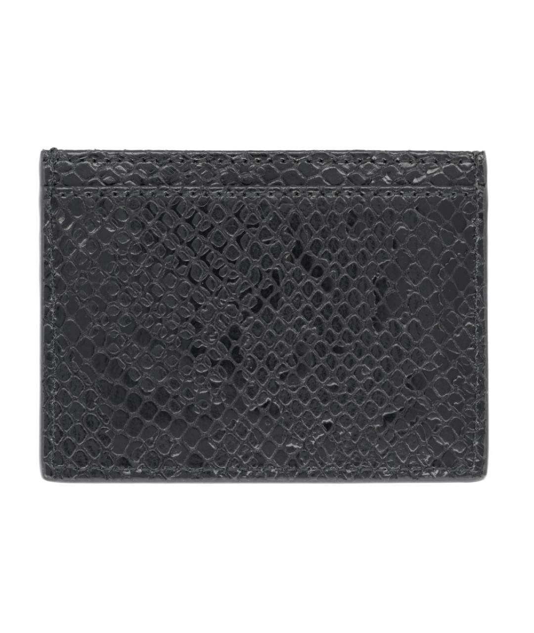 VIVIENNE WESTWOOD Черный кожаный кардхолдер, фото 2