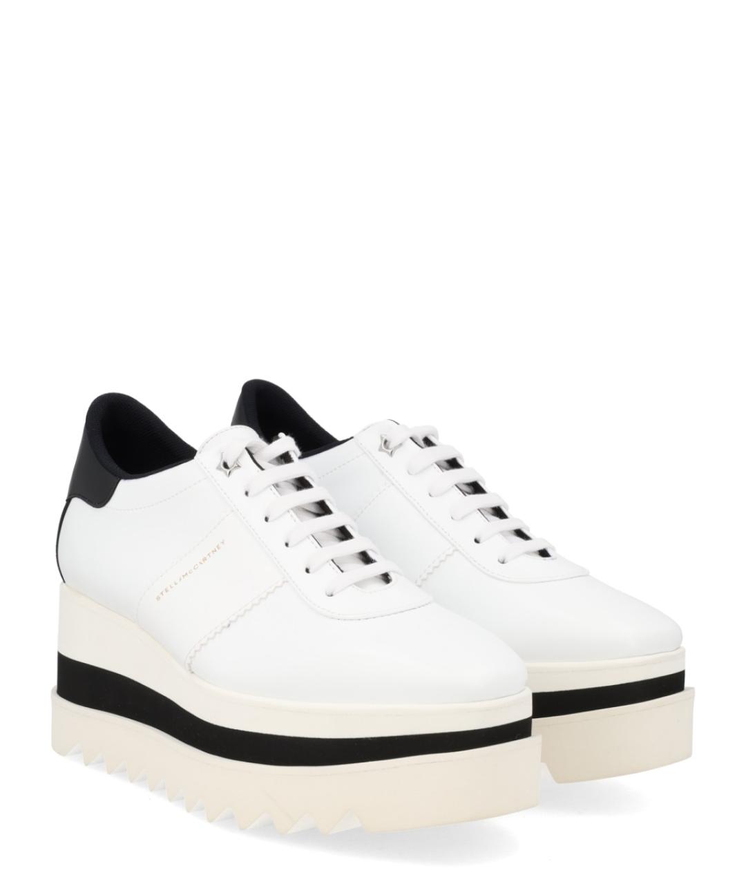 STELLA MCCARTNEY Белые синтетические кроссовки, фото 2