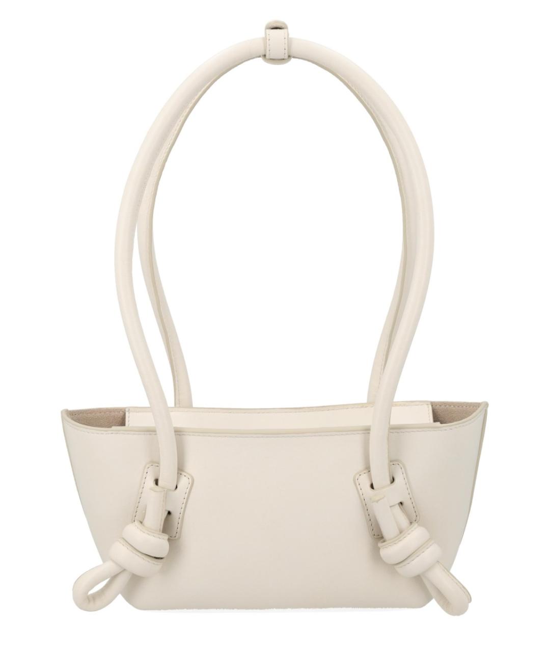 HEREU Белая кожаная сумка через плечо, фото 3