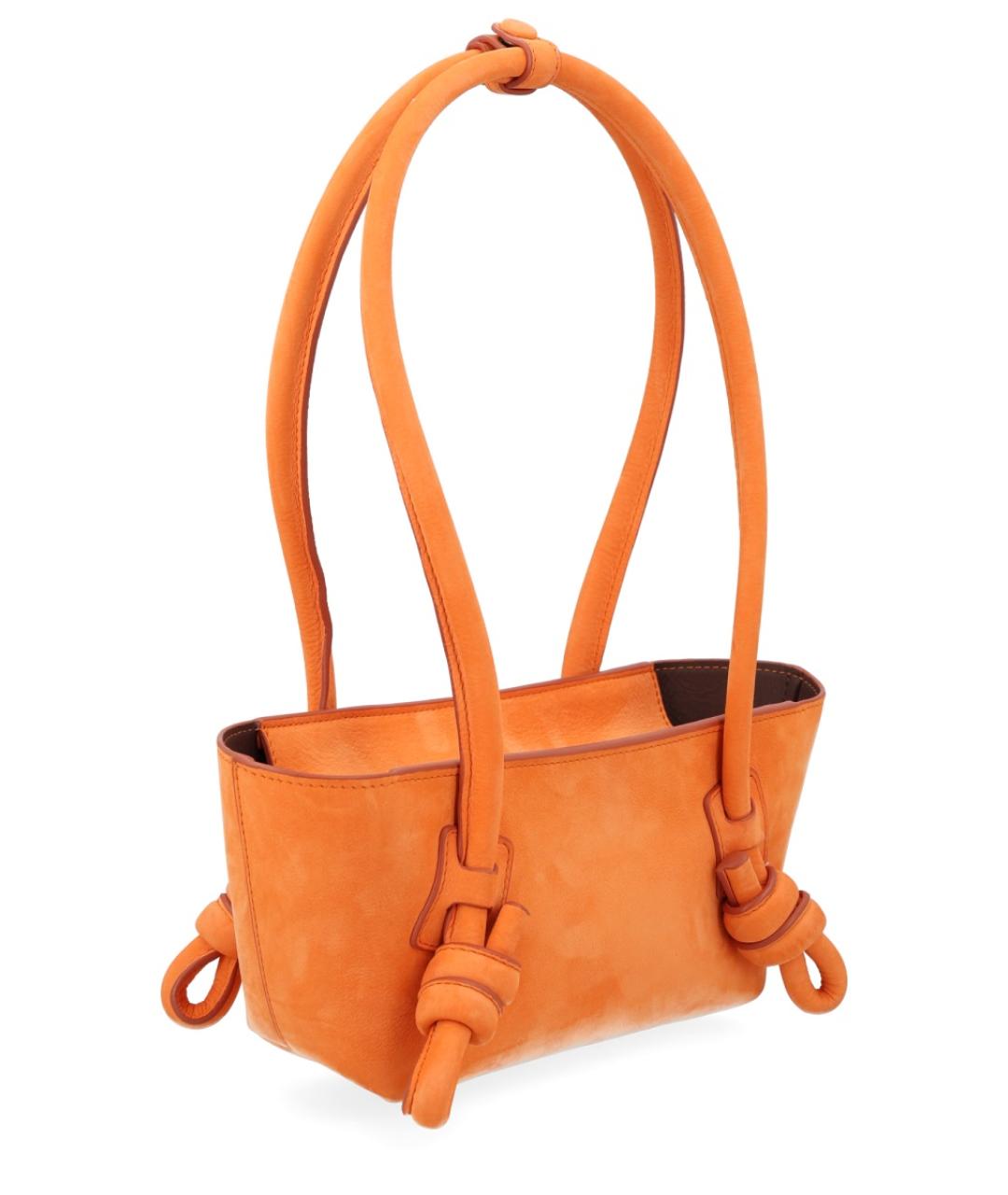 HEREU Оранжевая кожаная сумка через плечо, фото 2