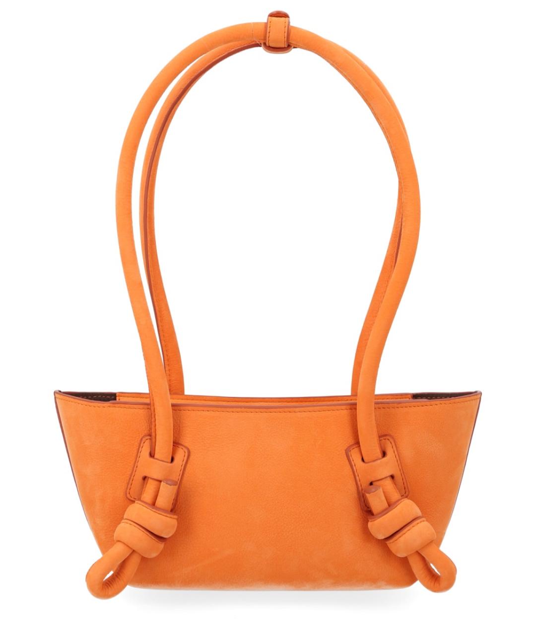 HEREU Оранжевая кожаная сумка через плечо, фото 3