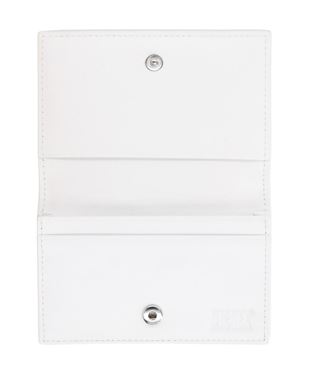 DIESEL Белый кожаный кошелек, фото 3