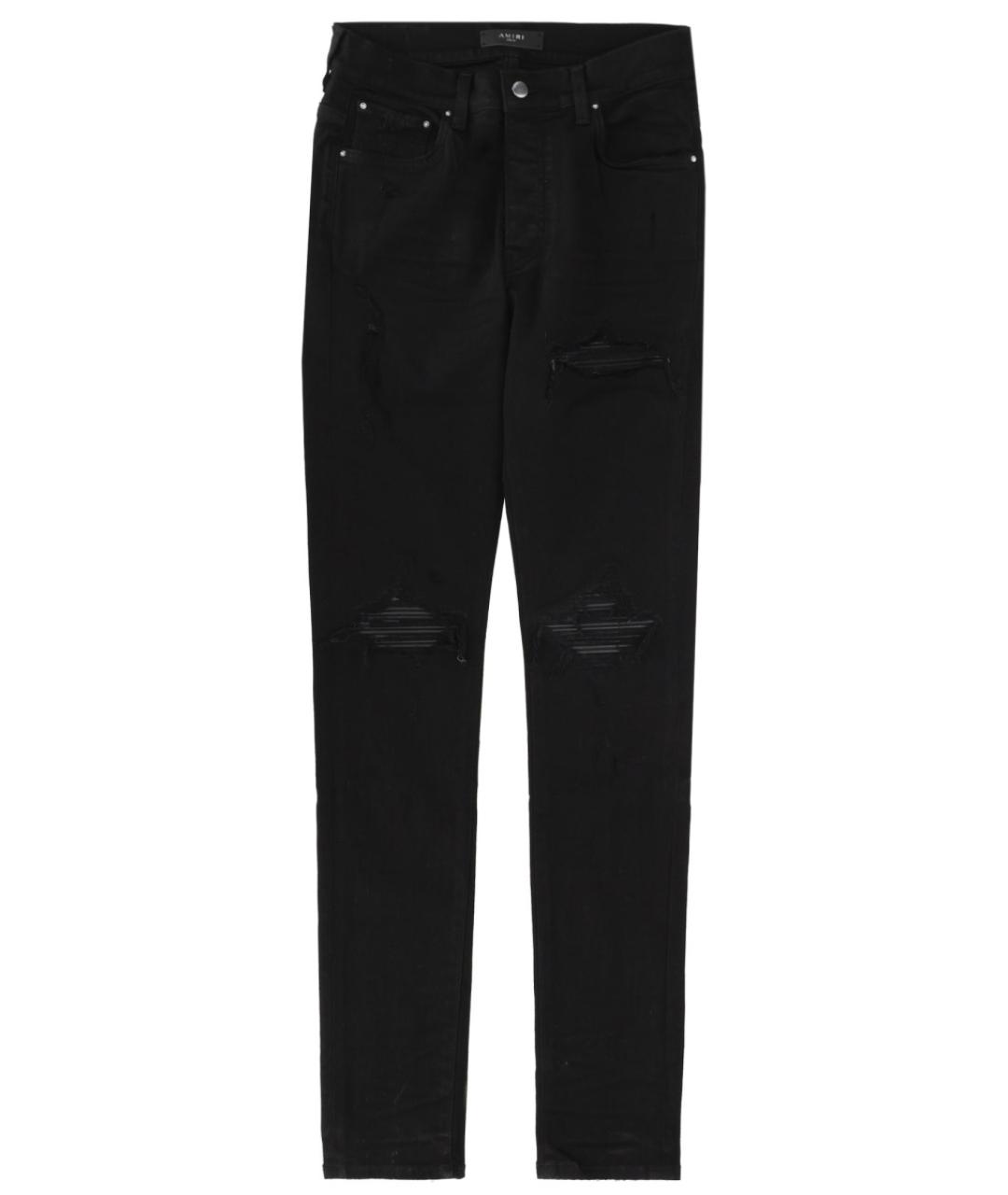 AMIRI Черные хлопковые джинсы скинни, фото 1