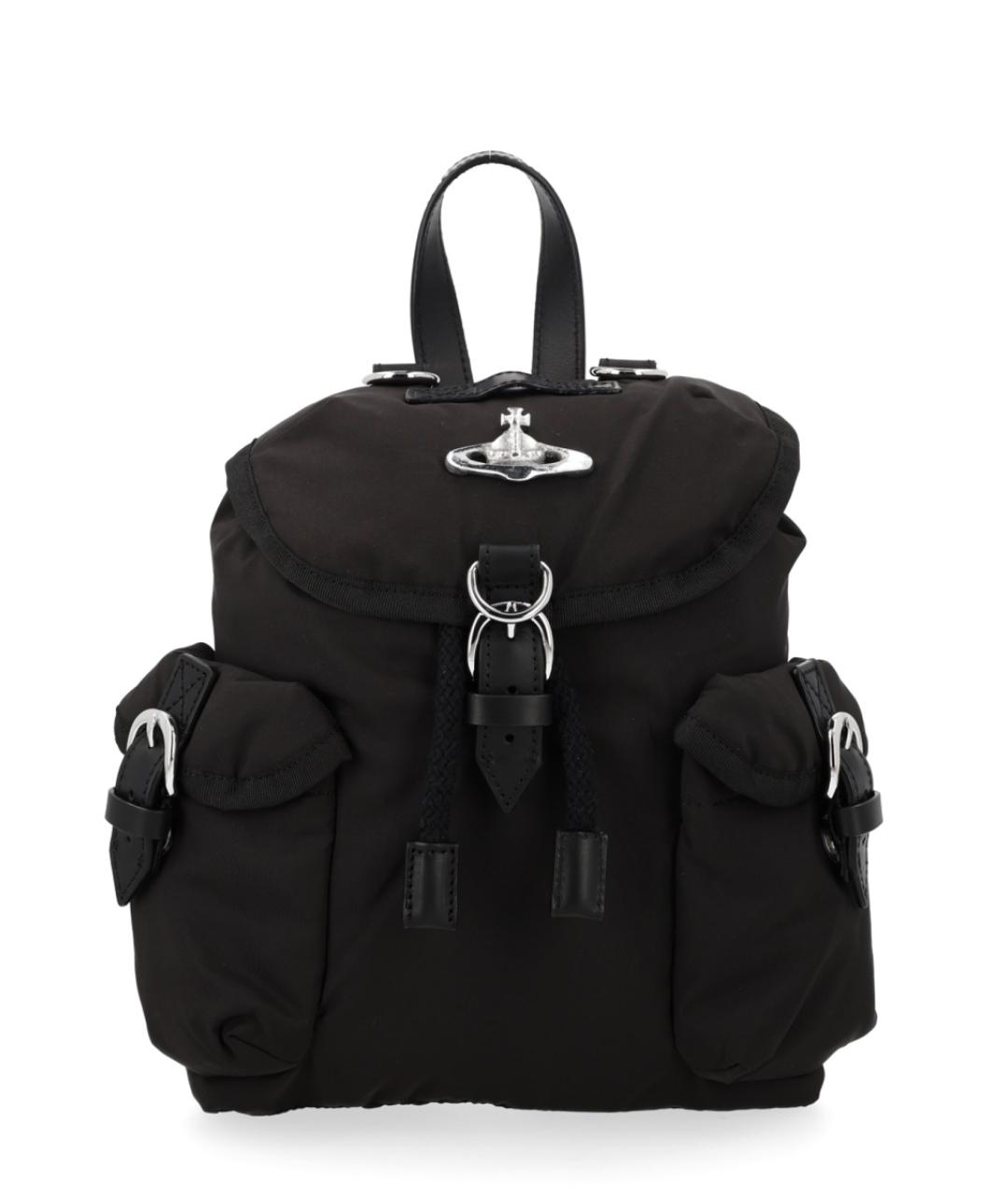 VIVIENNE WESTWOOD Черный синтетический рюкзак, фото 1