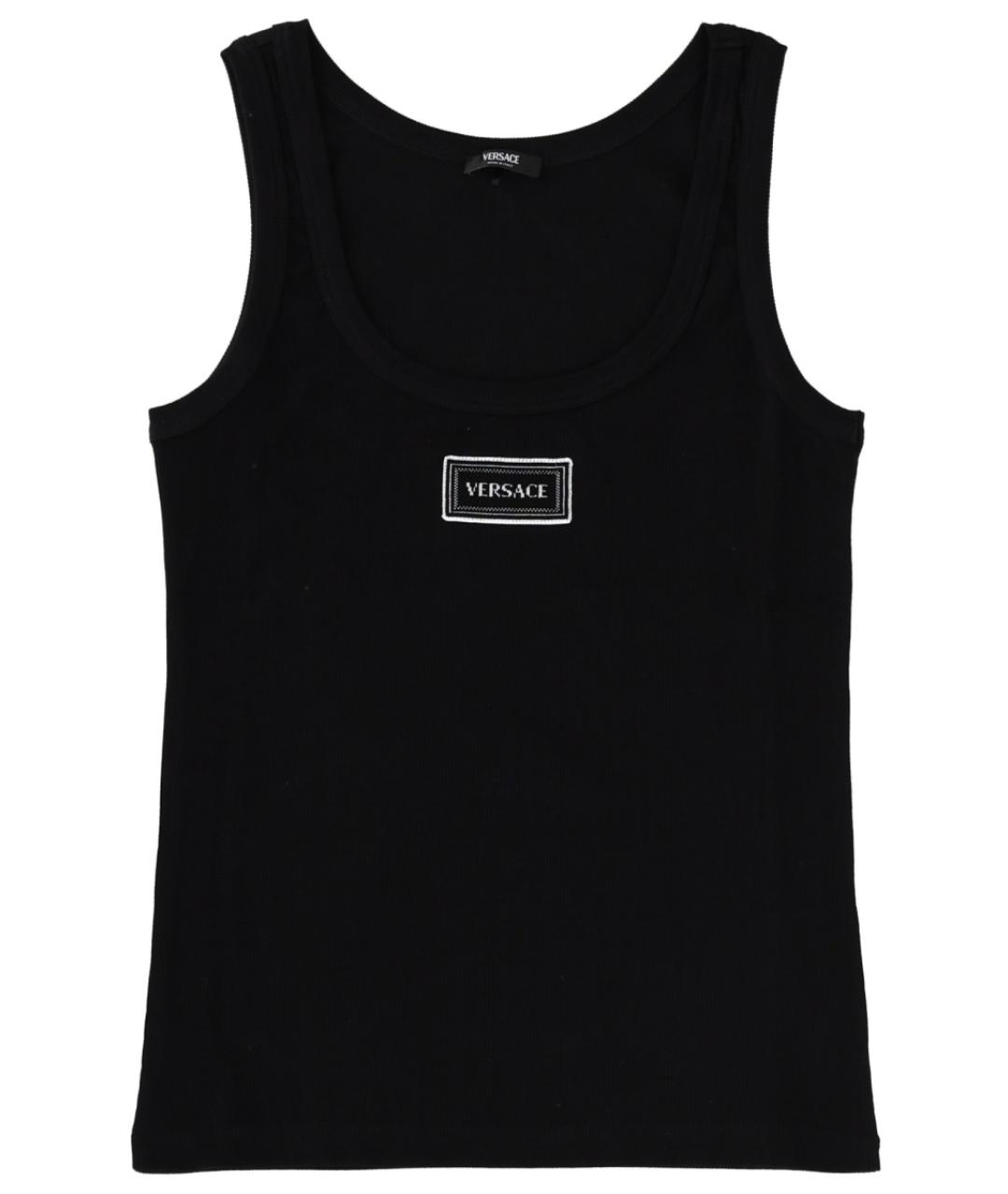 VERSACE Черная майка, фото 1