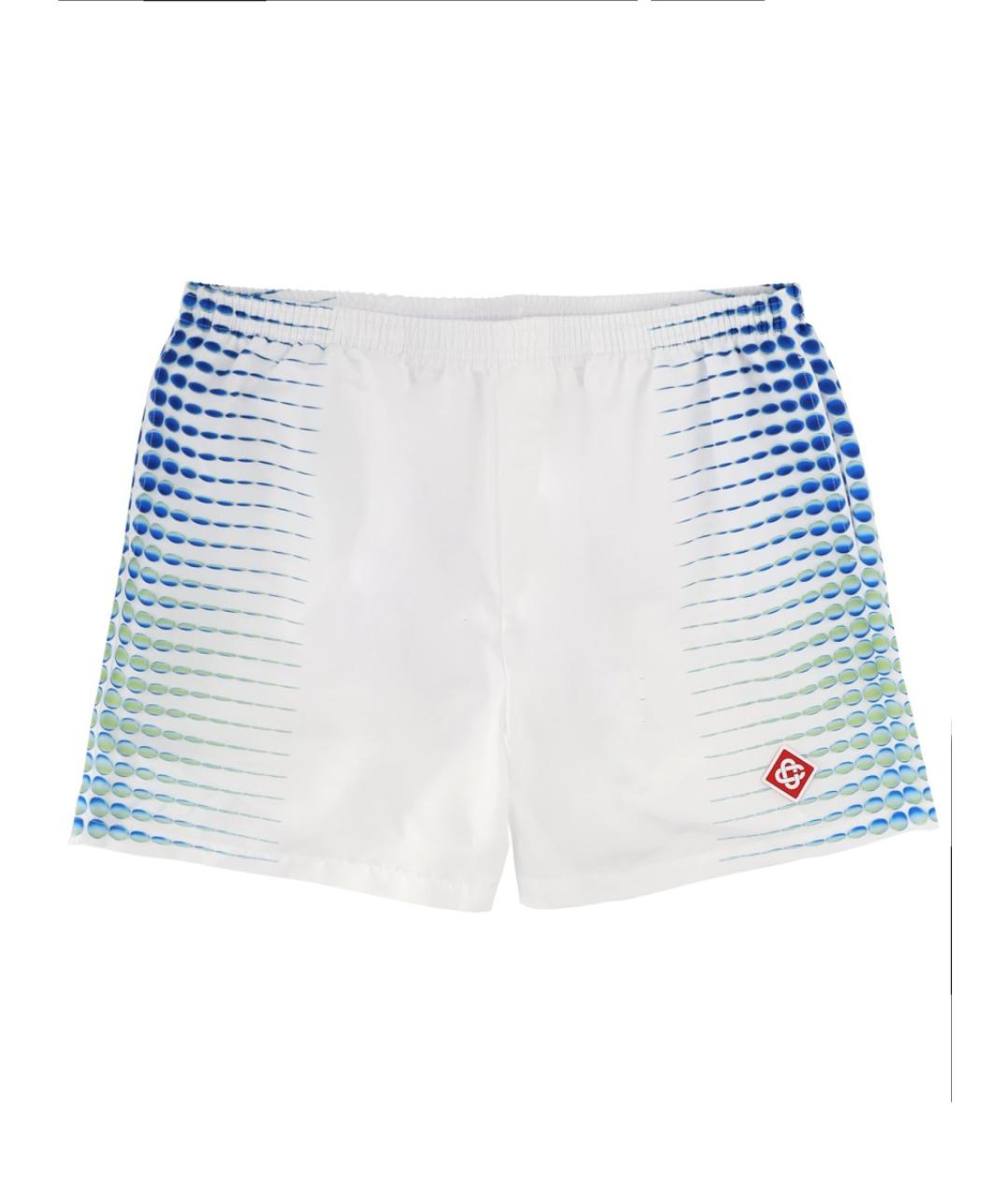 CASABLANCA Белые полиэстеровые шорты, фото 1