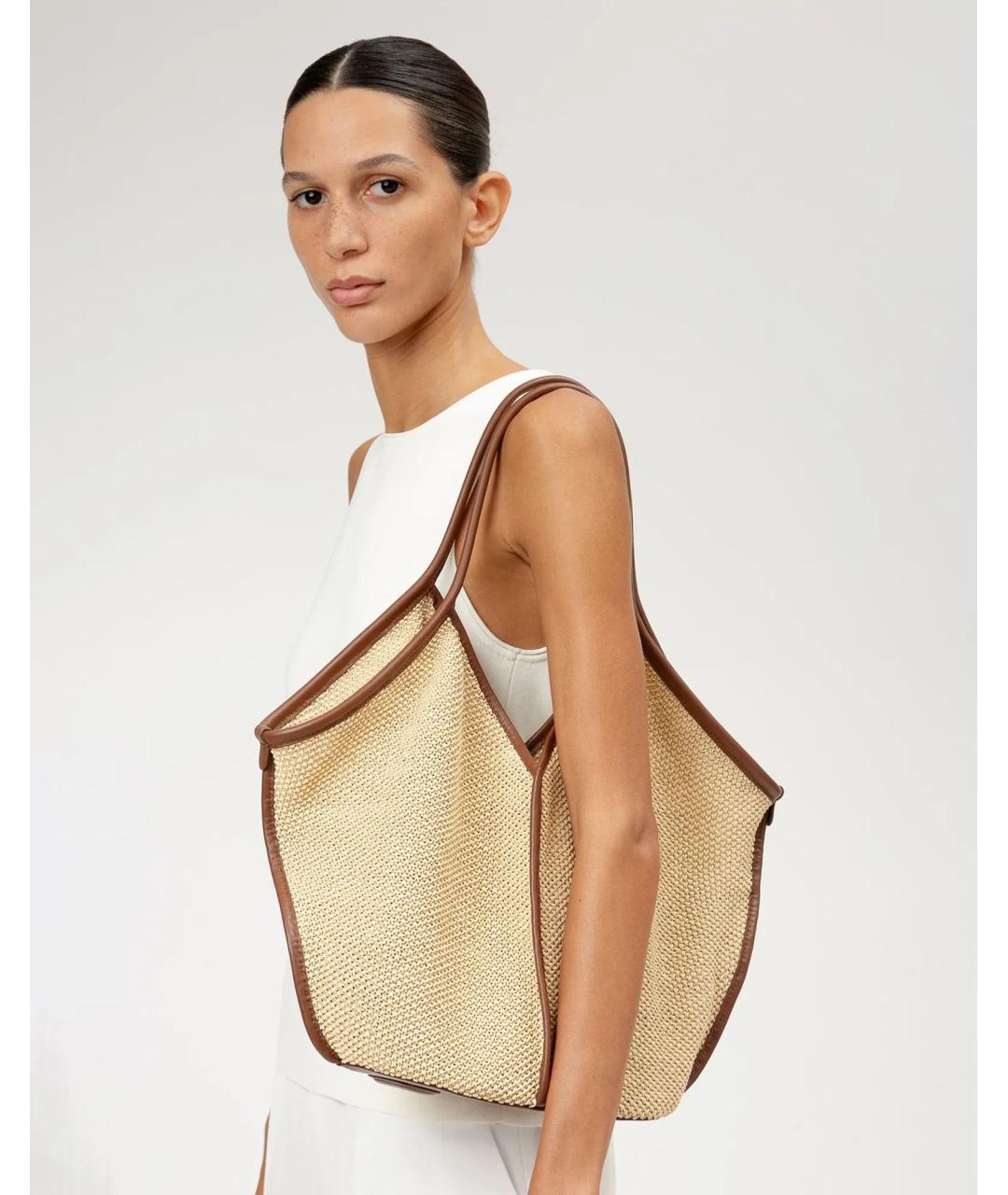 HEREU Бежевая сумка через плечо, фото 4