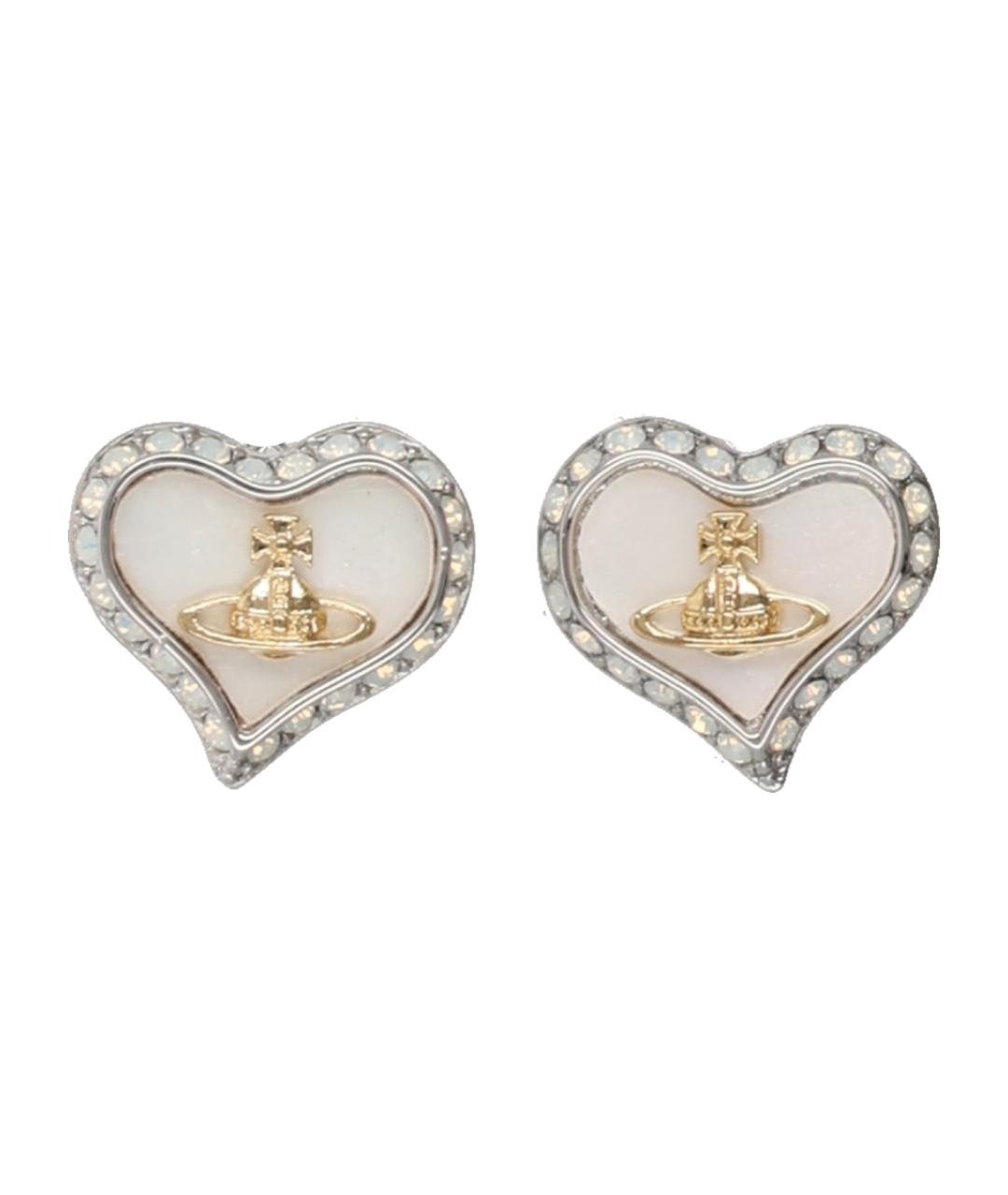 VIVIENNE WESTWOOD Серебряные металлические серьги, фото 1