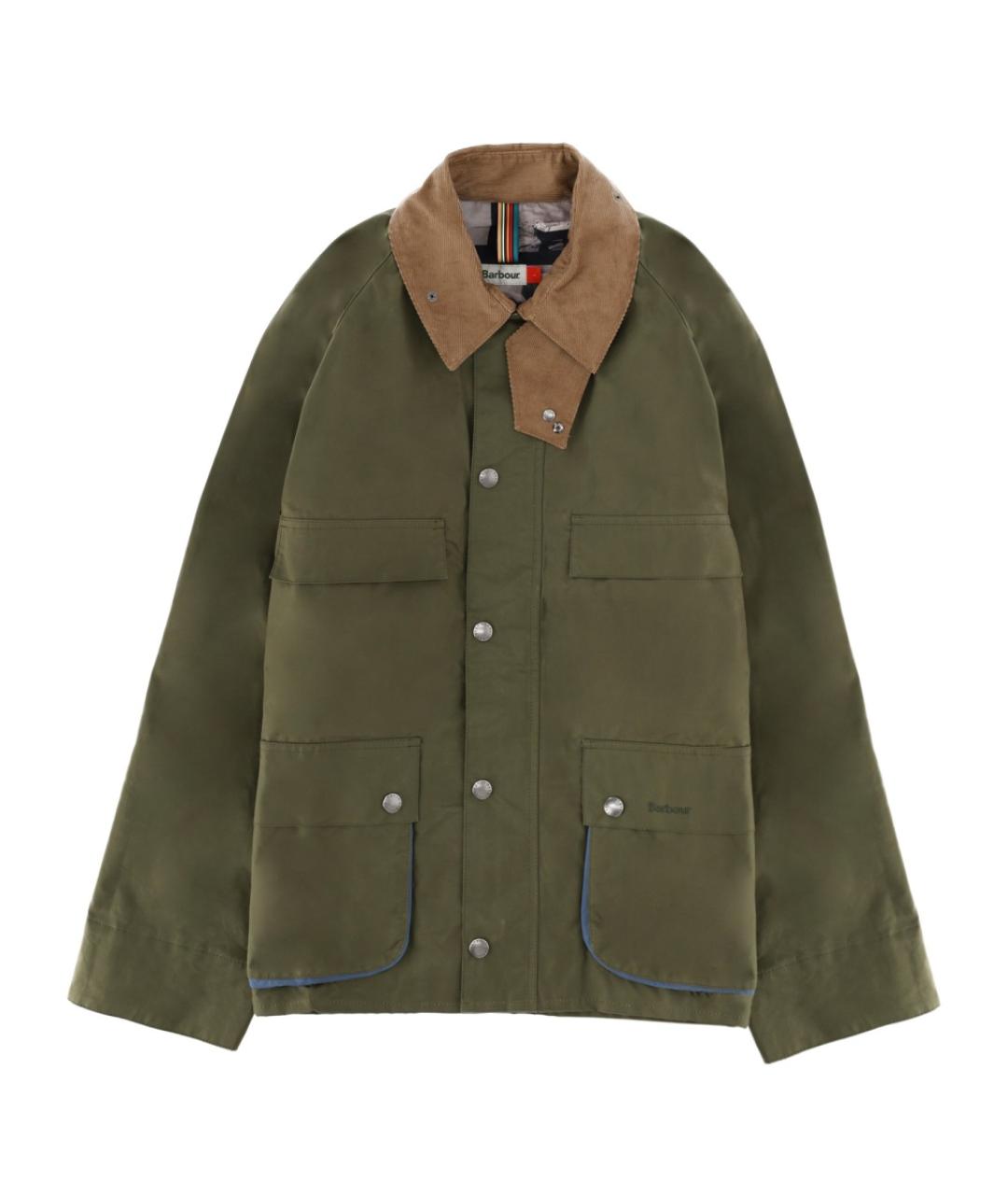 BARBOUR Хаки хлопковая куртка, фото 1