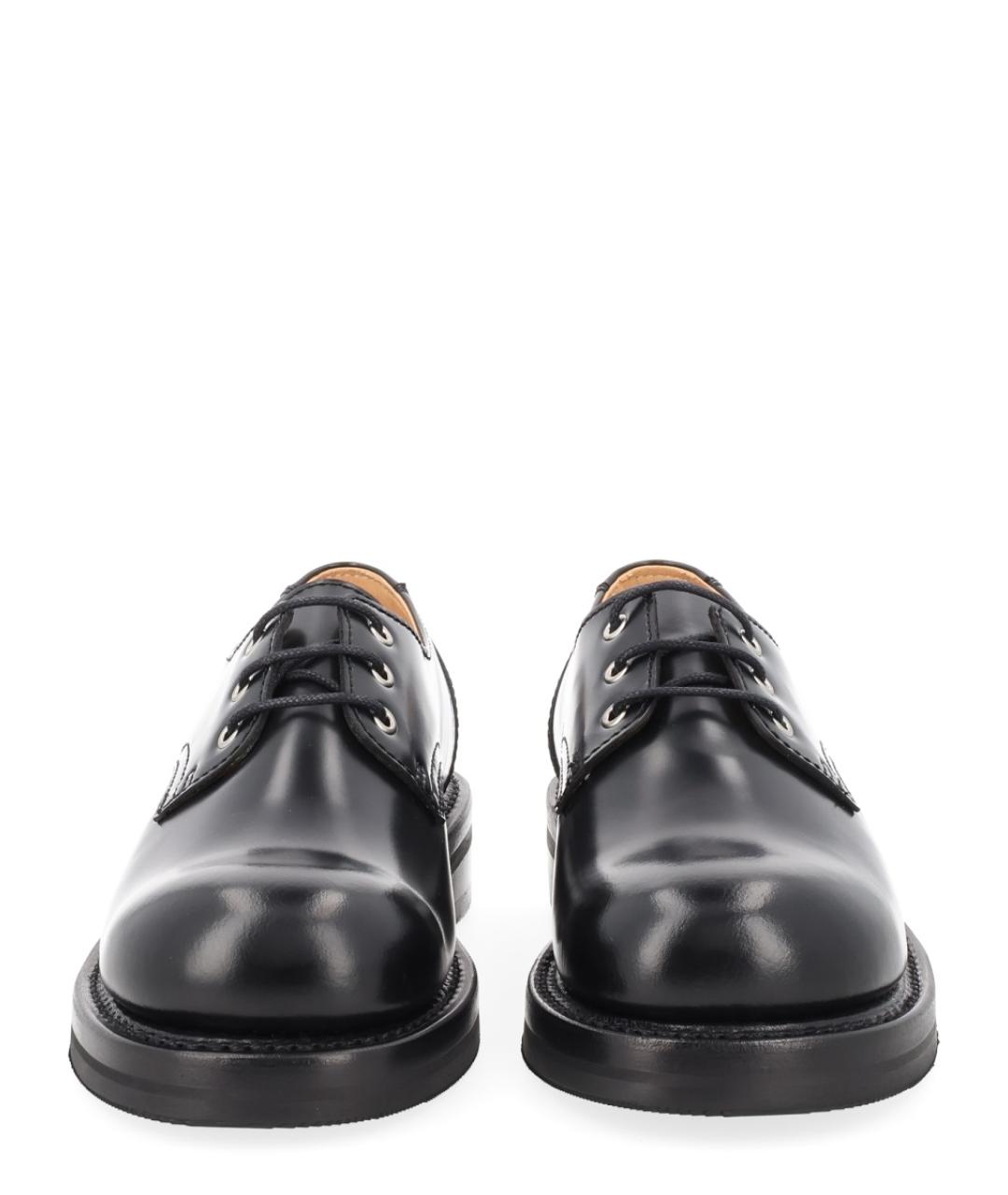 OUR LEGACY Черные кожаные ботинки, фото 3